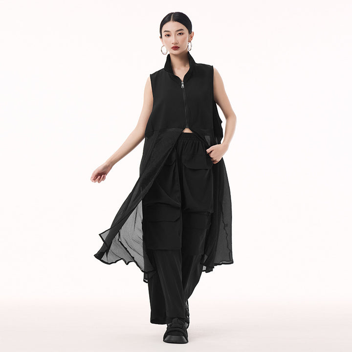 Front open jumper dress