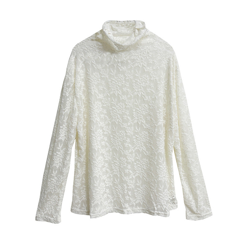 Lace Long Sleeve Tops