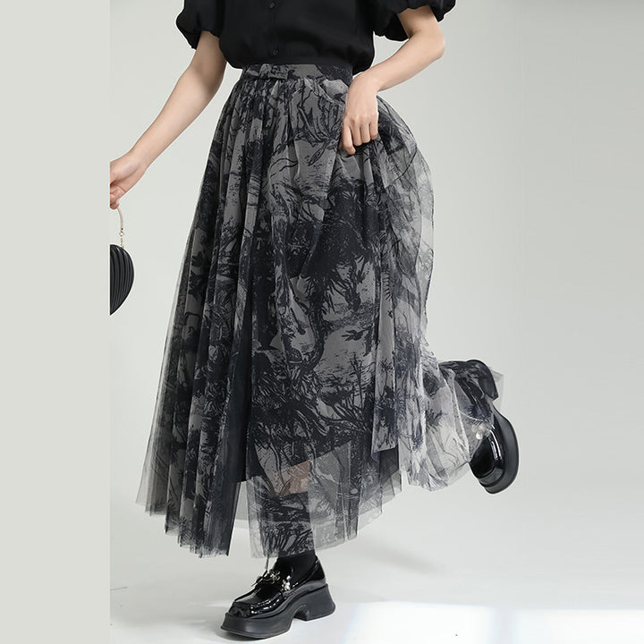 Tulle flower skirt