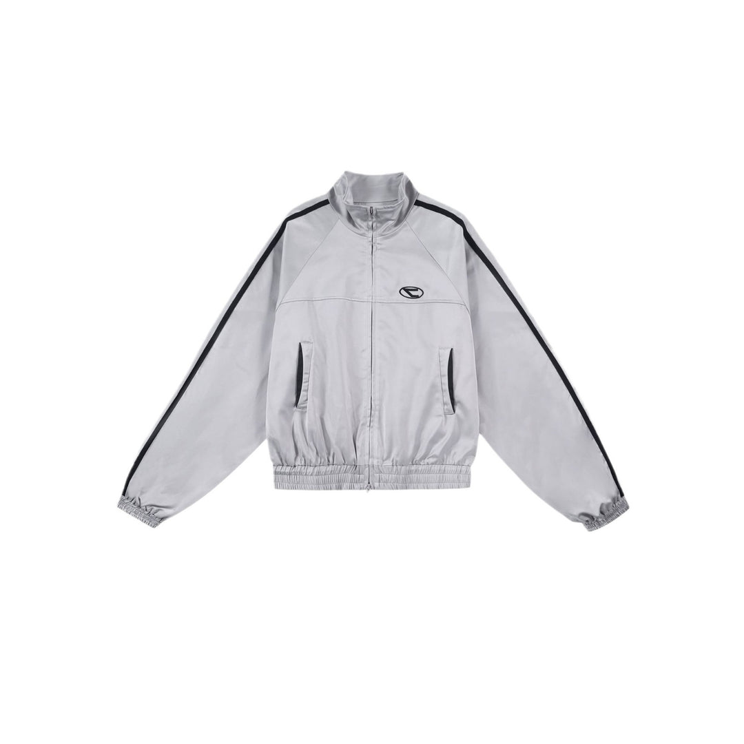 Side Line Silver Track Jacket