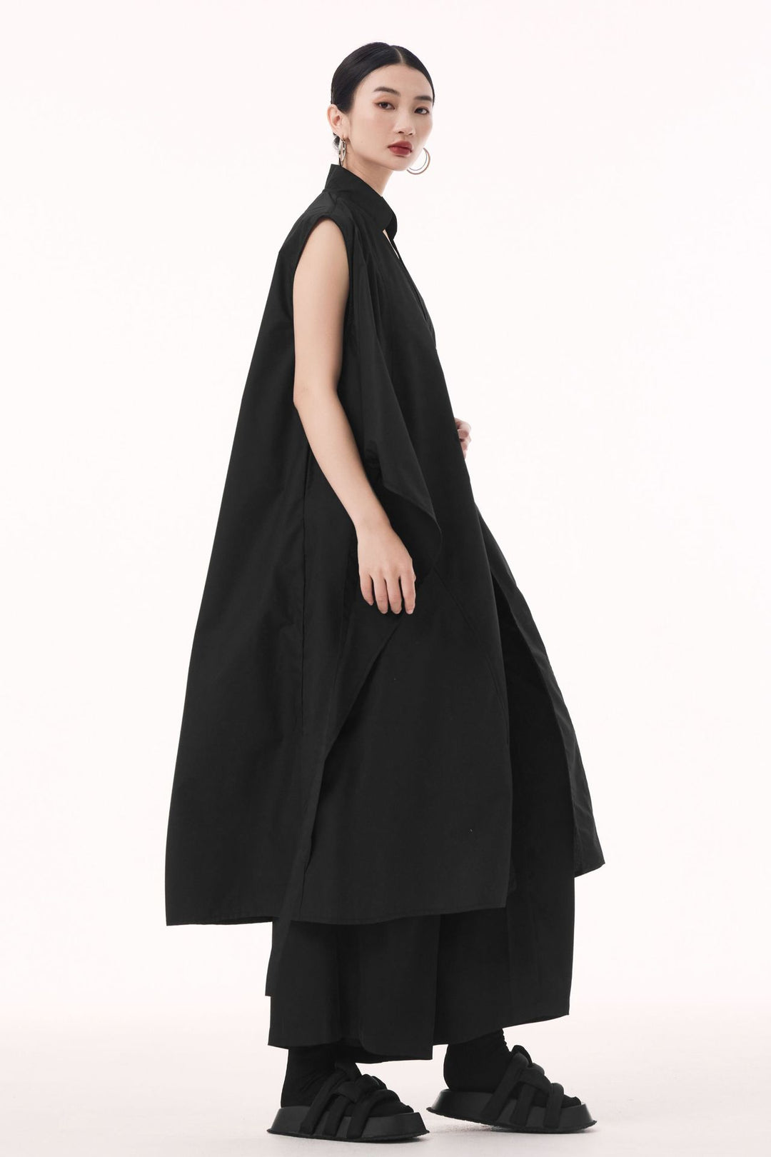 2way sleeveless vest dress