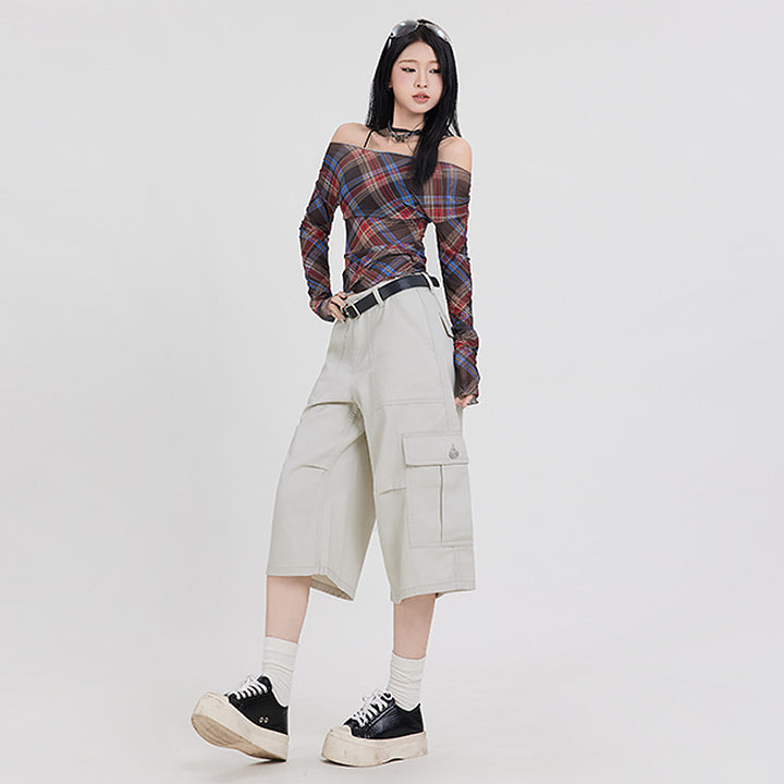 Design loose wide-leg tencel pants