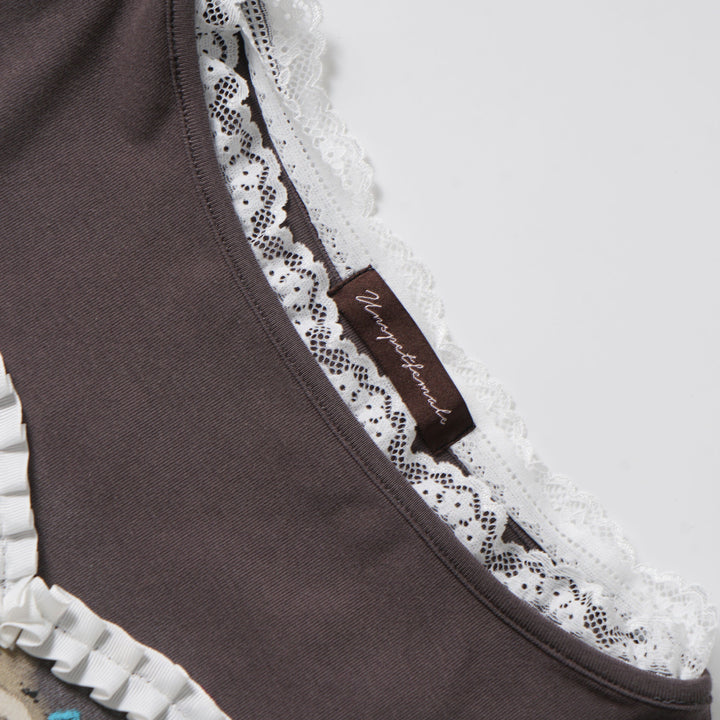 Heart Frill Long Sleeve T-shirt