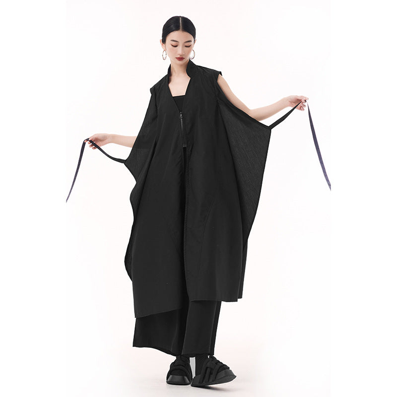 2way sleeveless vest dress