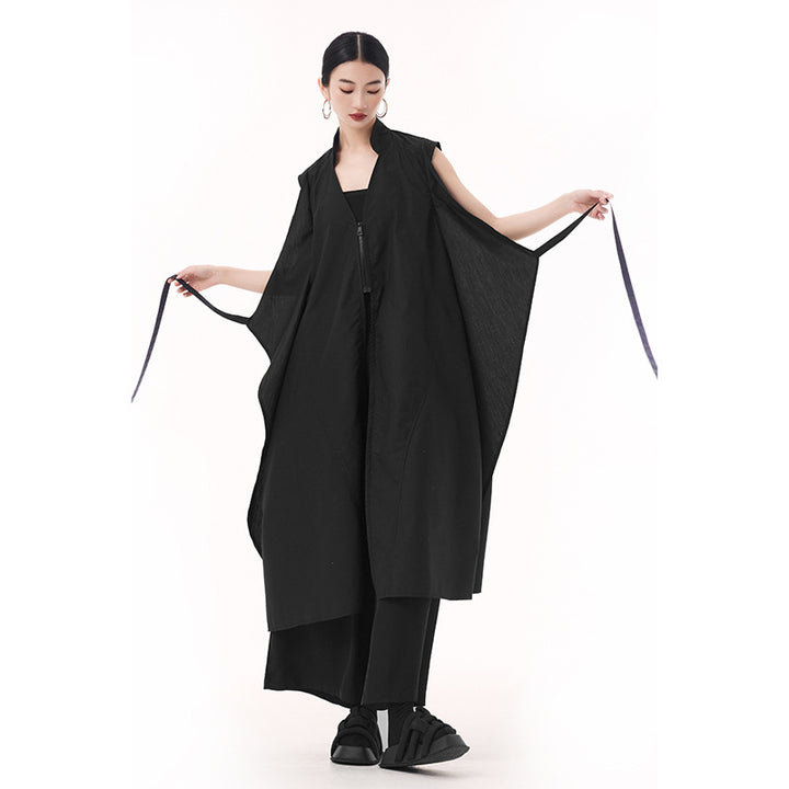 2way sleeveless vest dress