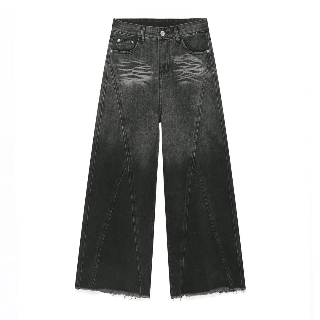 Straight loose jeans design pants