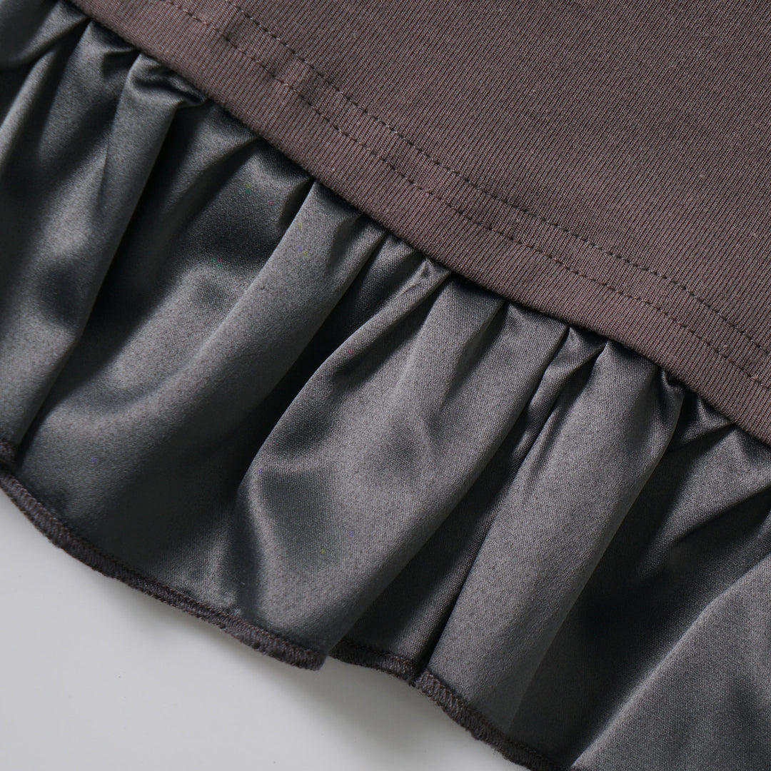 Heart Frill Long Sleeve T-shirt