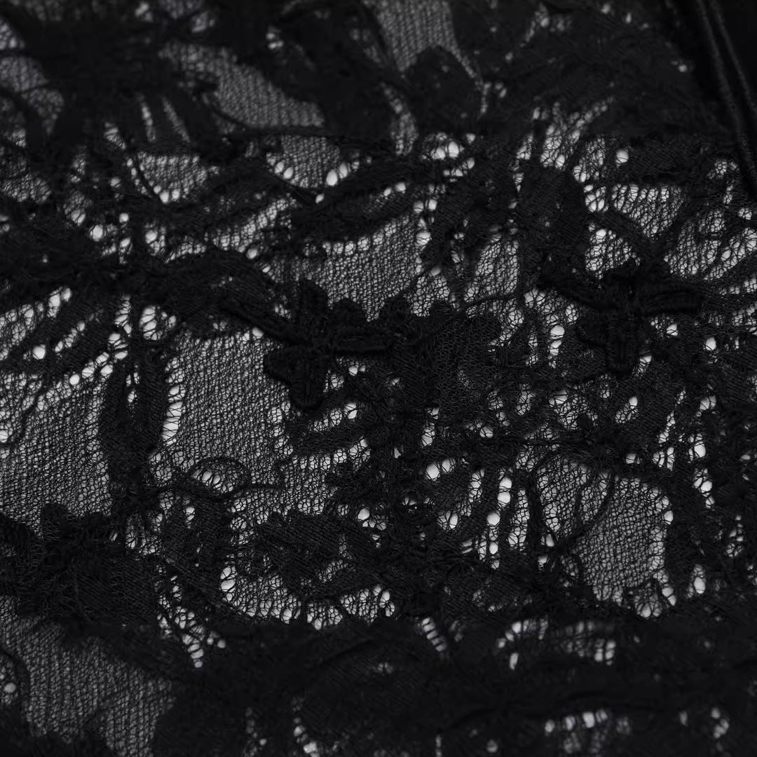 Lace Numbering Long Sleeve Tee