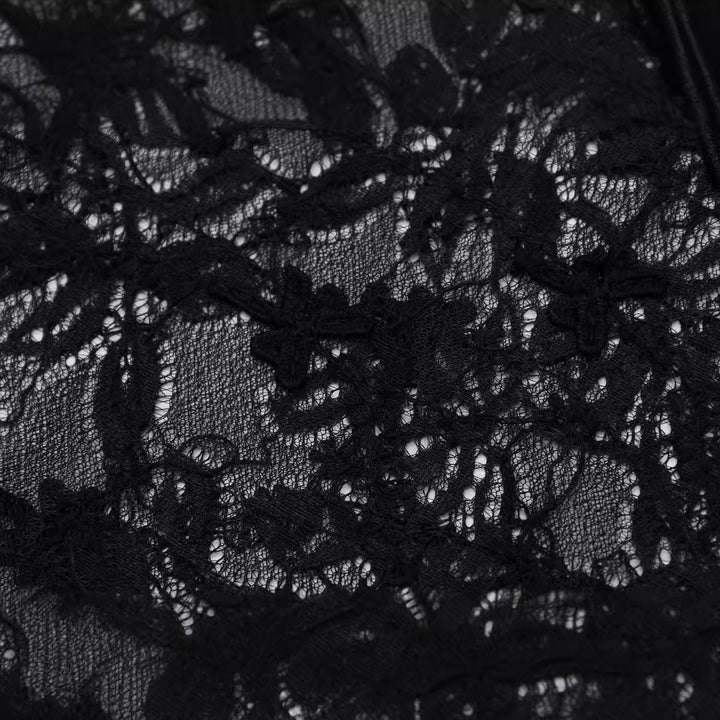 Lace Numbering Long Sleeve Tee