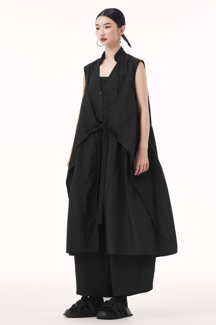 2way sleeveless vest dress