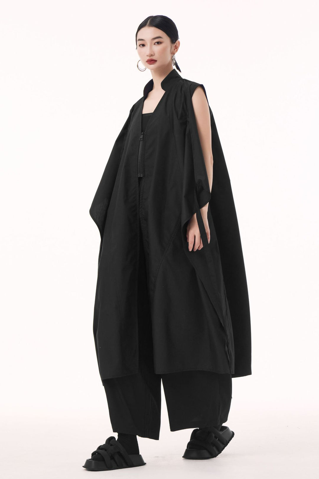 2way sleeveless vest dress