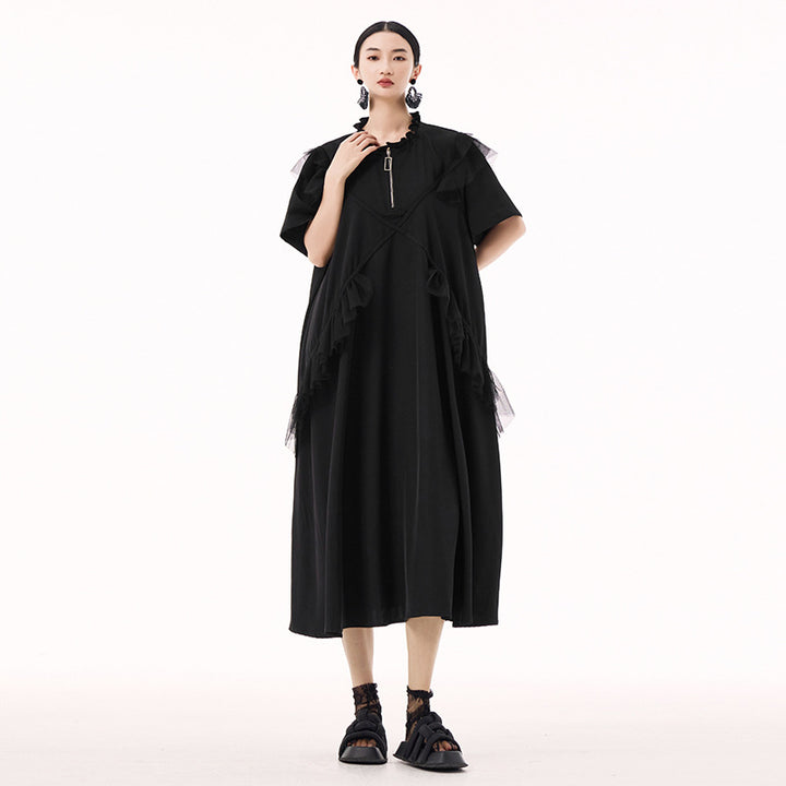 Big silhouette tulle decoration dress