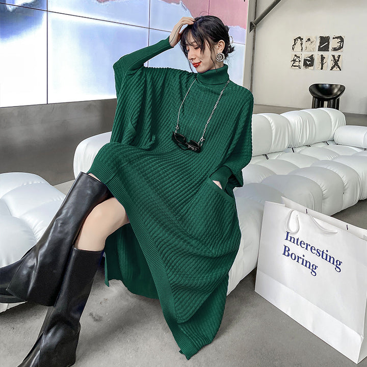 Dolman Sleeve Fishtail Loose Onepiece