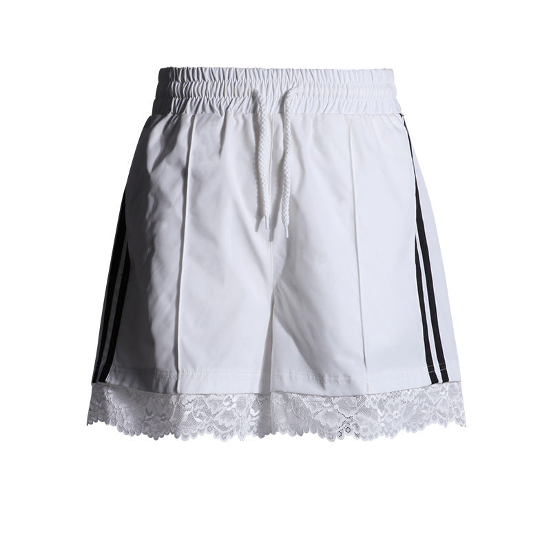 Sports ballet casual design lace shorts pants