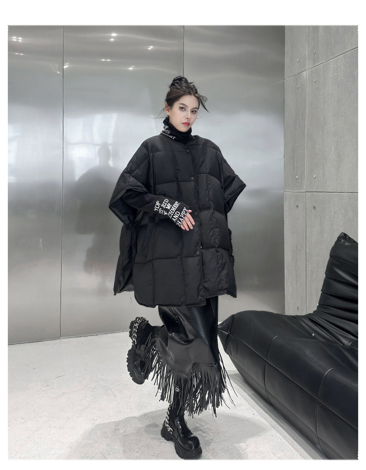 Quilted oversized vest jacket