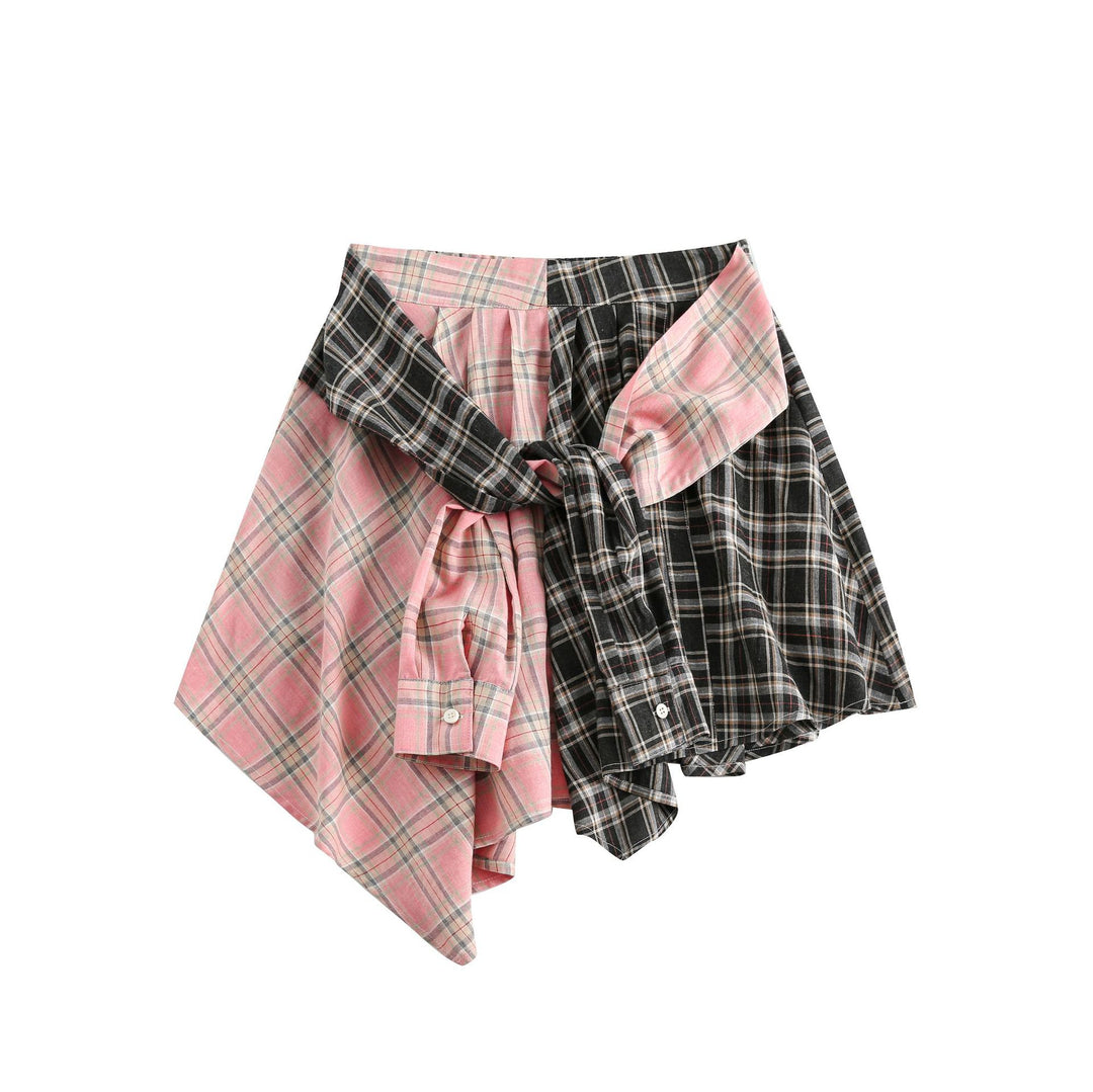 Street fashion hottie shirt skirt