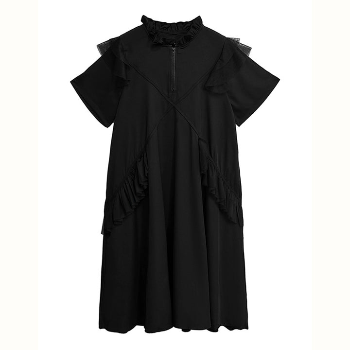 Big silhouette tulle decoration dress