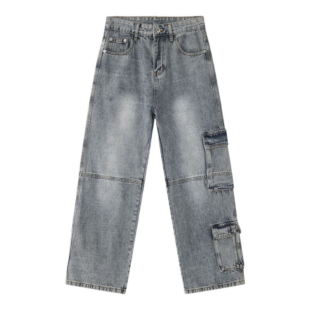 Straight big pocket workwear pants