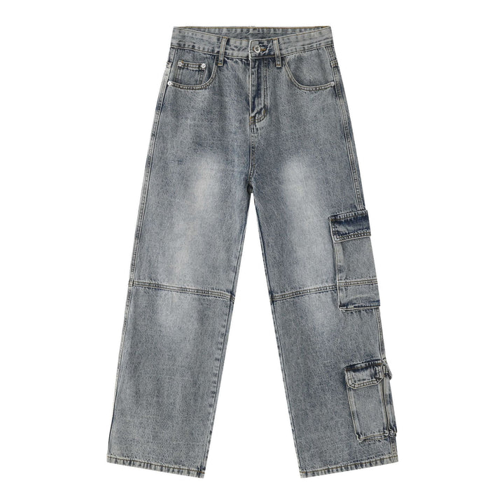 Straight big pocket workwear pants