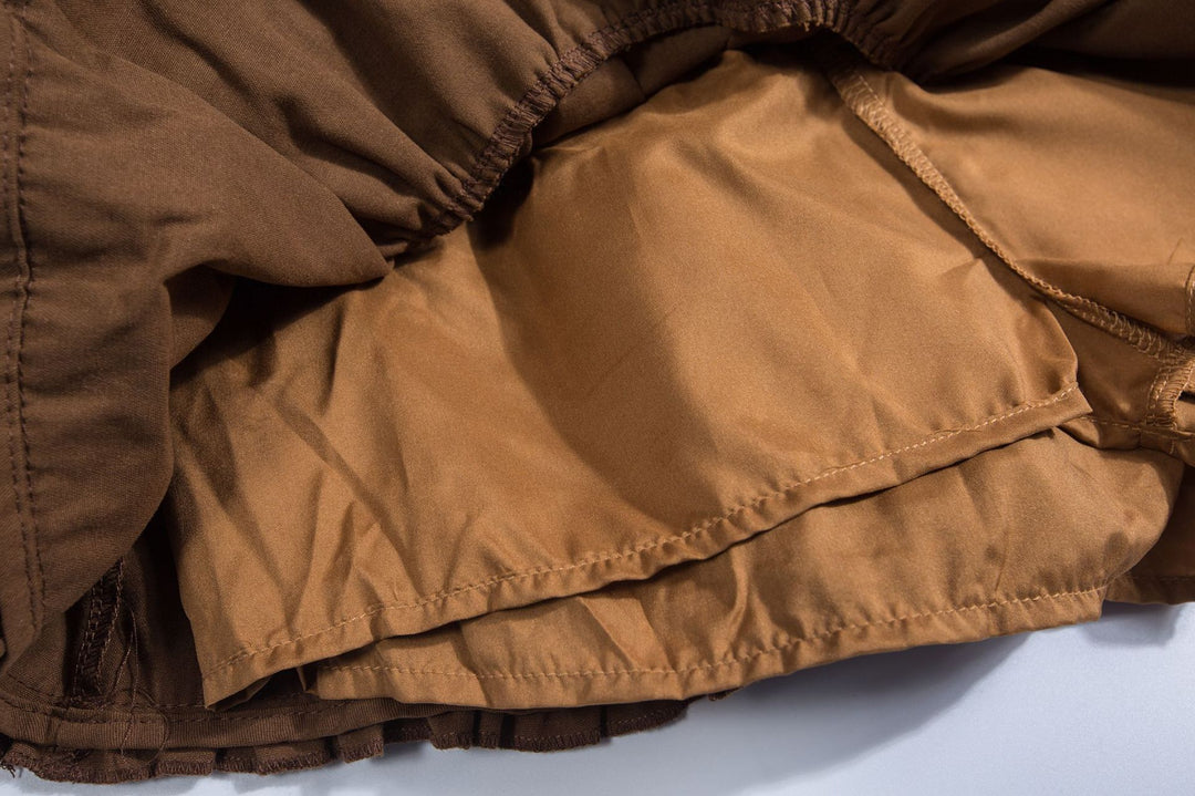 Tiered frill mini skirt