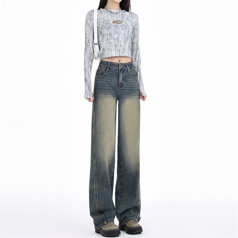 Vintage Casual Wide Pants