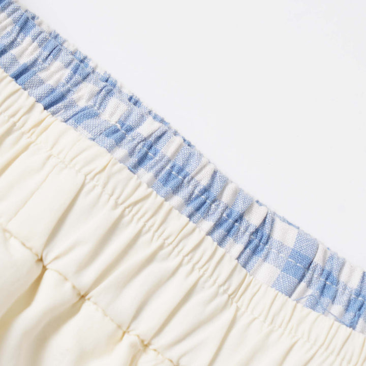 Layered design mini skirt