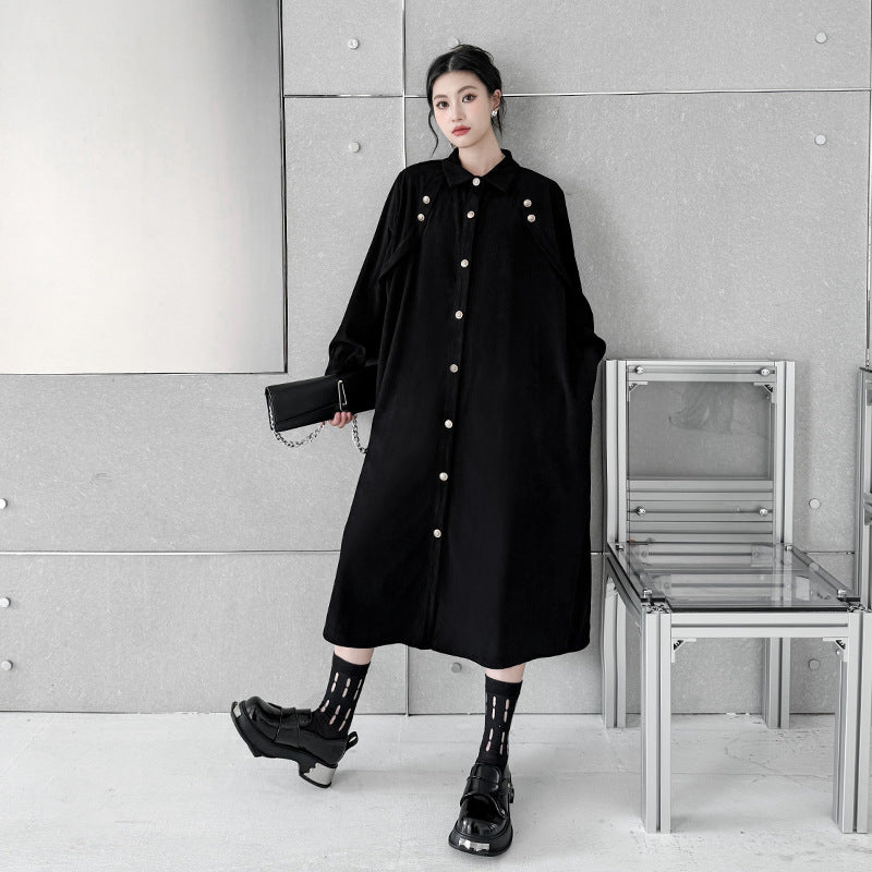 French style button one-piece