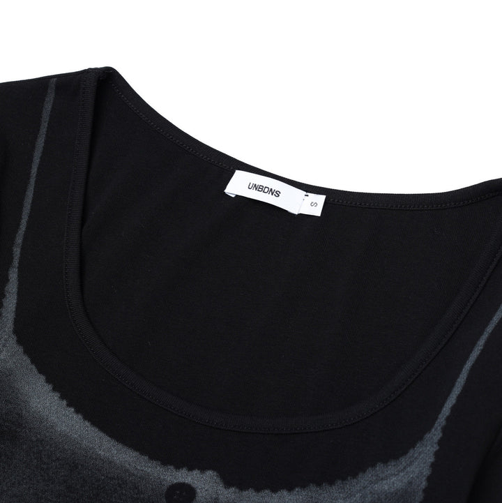 Retro Babes Print Long Sleeve T-shirt