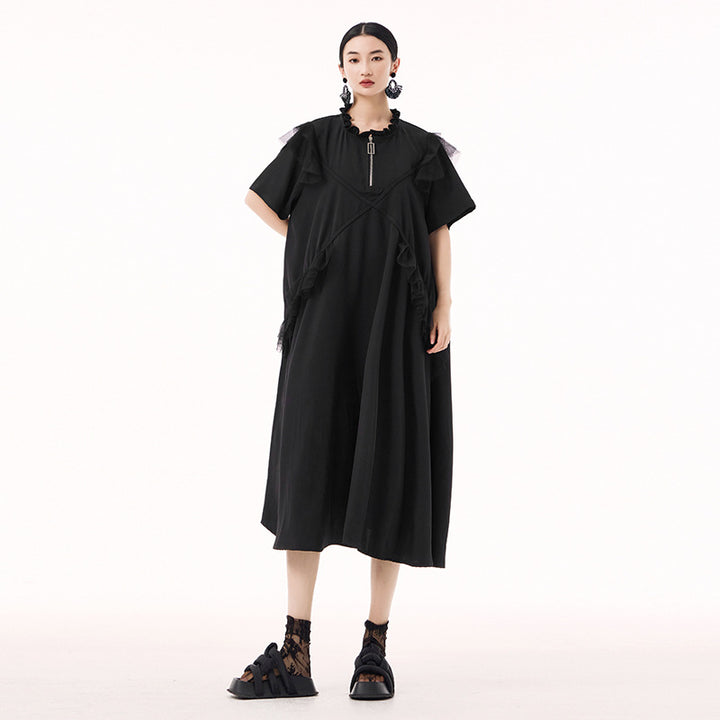 Big silhouette tulle decoration dress