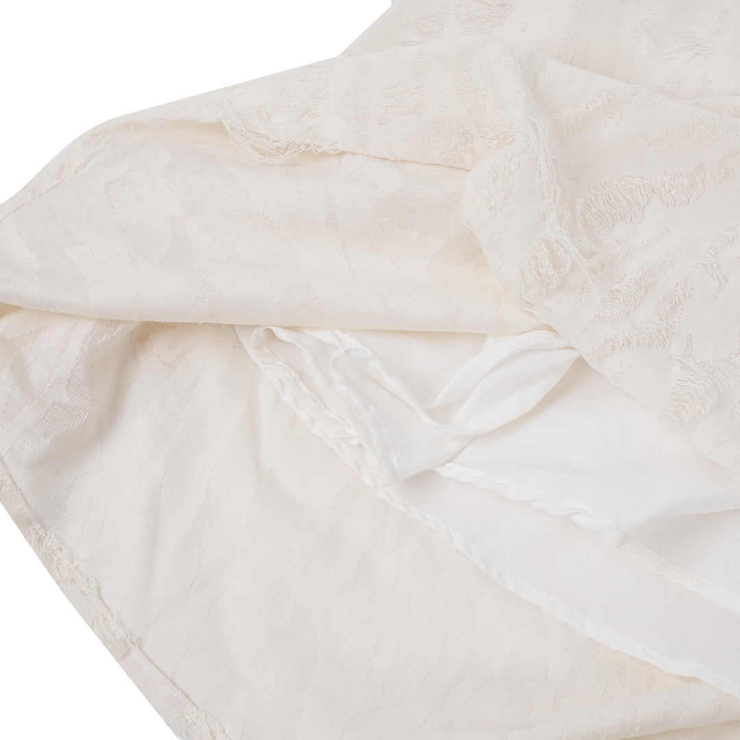 Ripped Drawstring Skirt