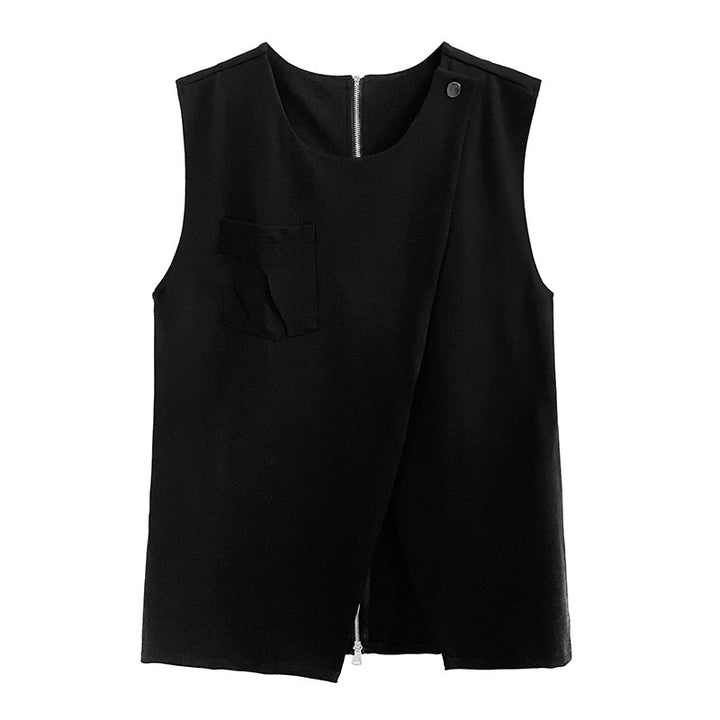 Back zipper vest