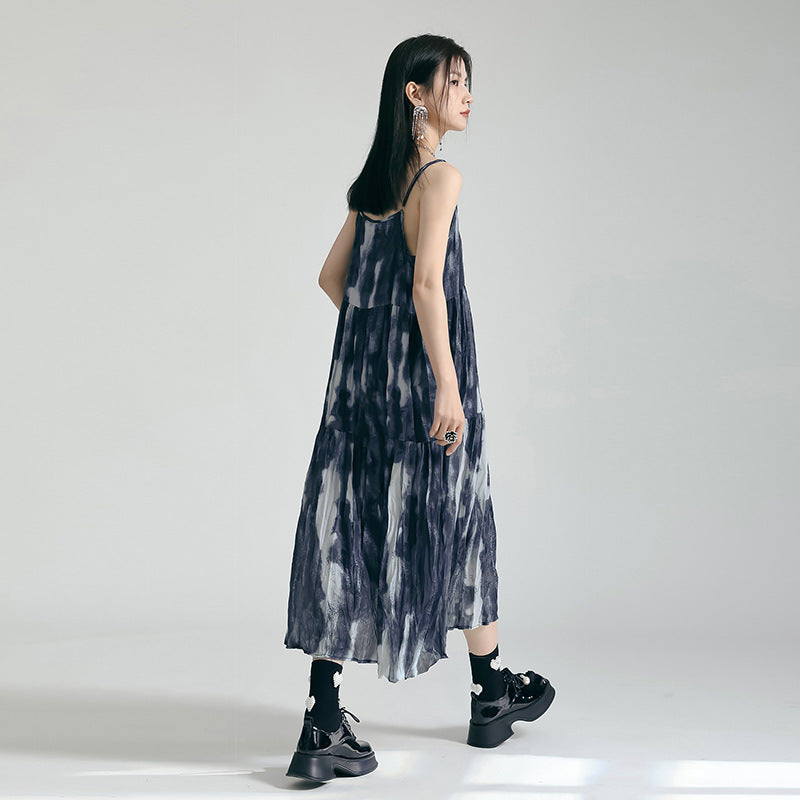 Tie Dye Tiered Camisole Onepiece