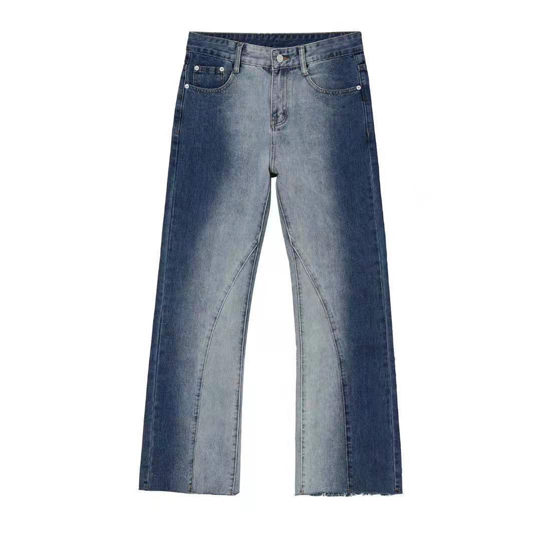 Leg length straight jeans
