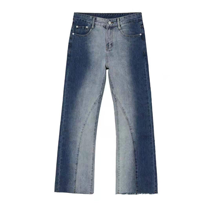 Leg length straight jeans
