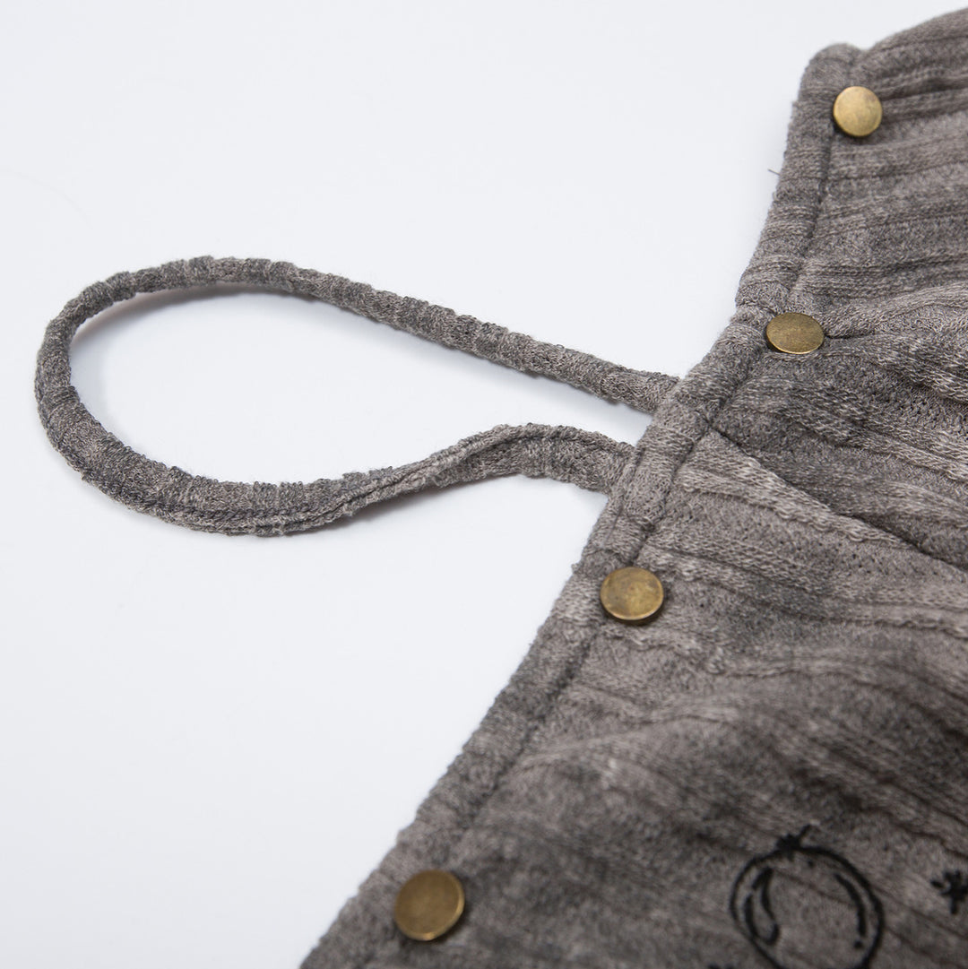 One Shoulder Print Pullover