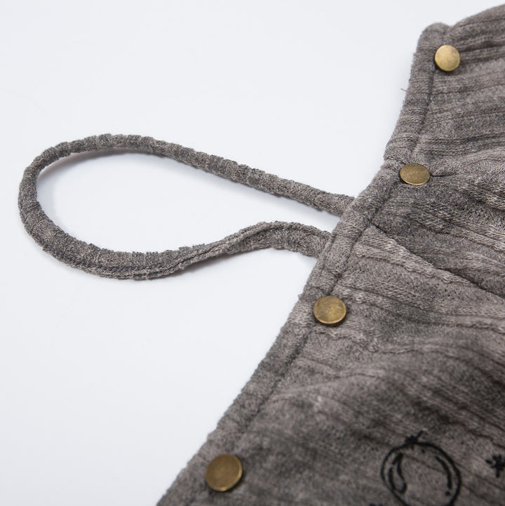 One Shoulder Print Pullover