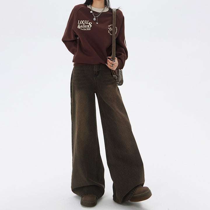 Wide-leg vintage jeans