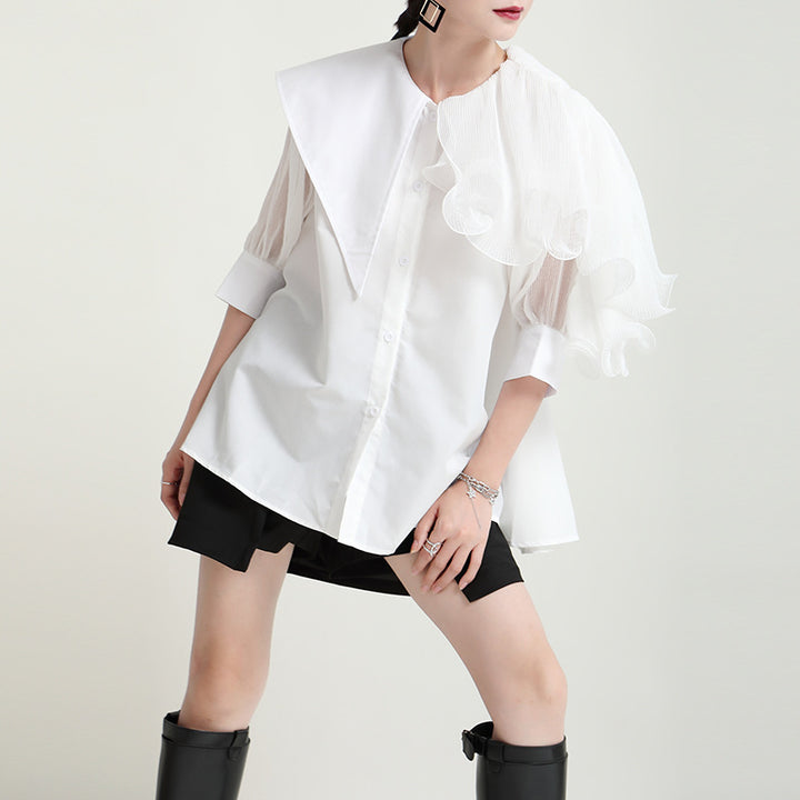 Organdie Short Sleeve Shirt
