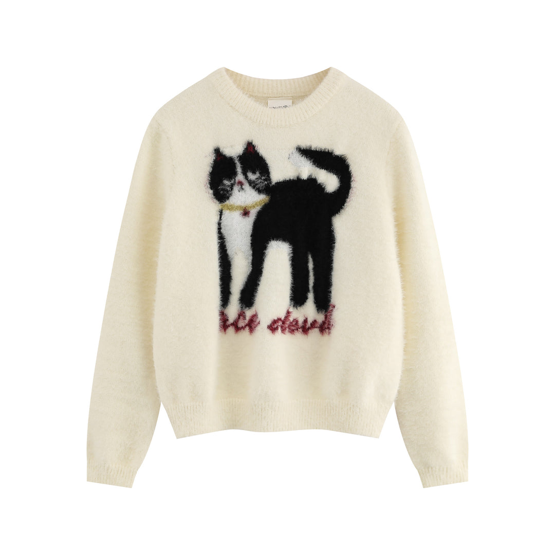 Ace Devil Cat Sweater