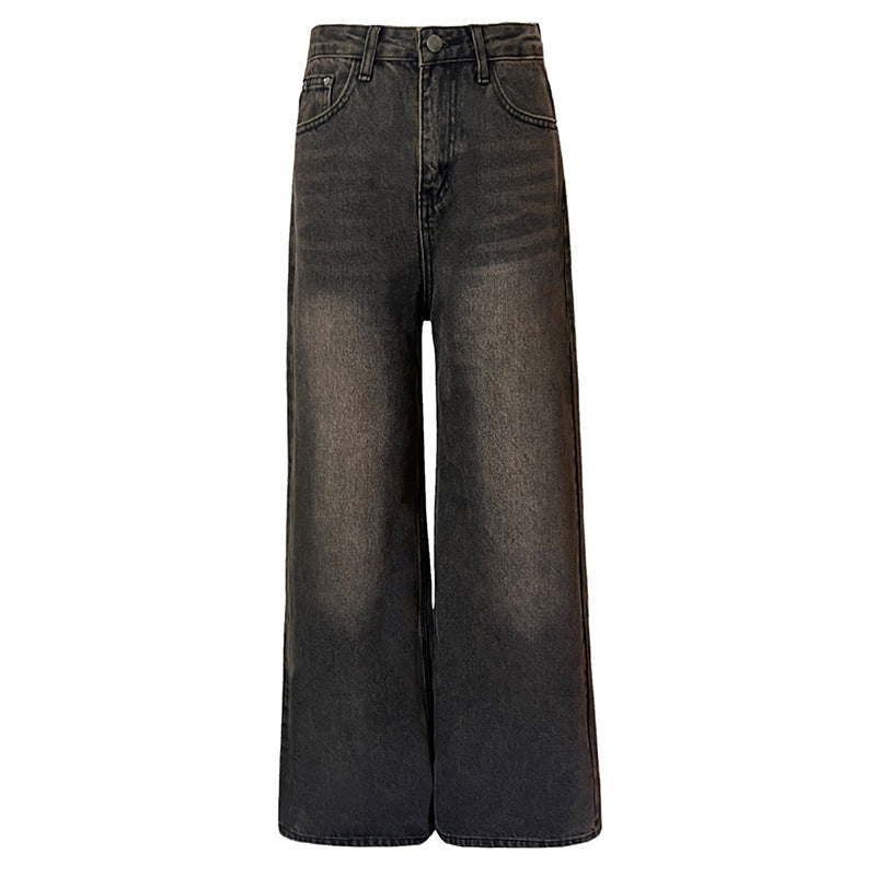 Wide-leg vintage jeans