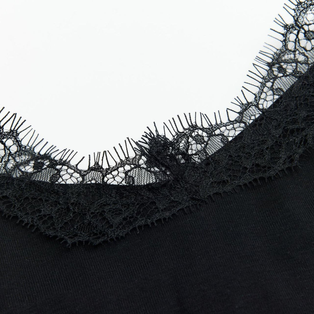 Lace Side Ribbon Camisole