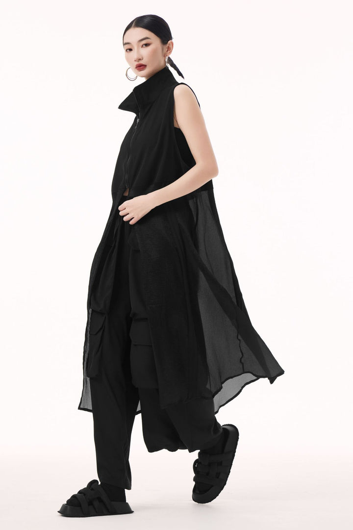 Front open jumper dress