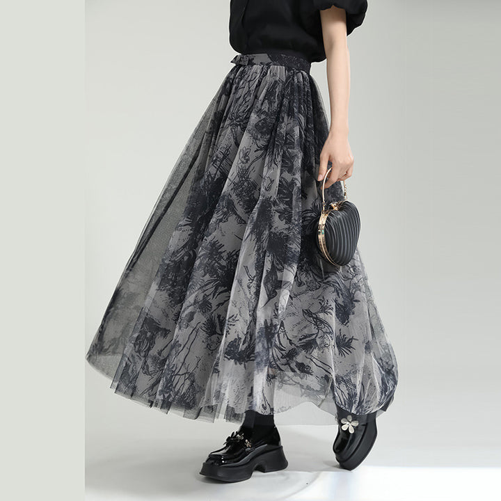 Tulle flower skirt