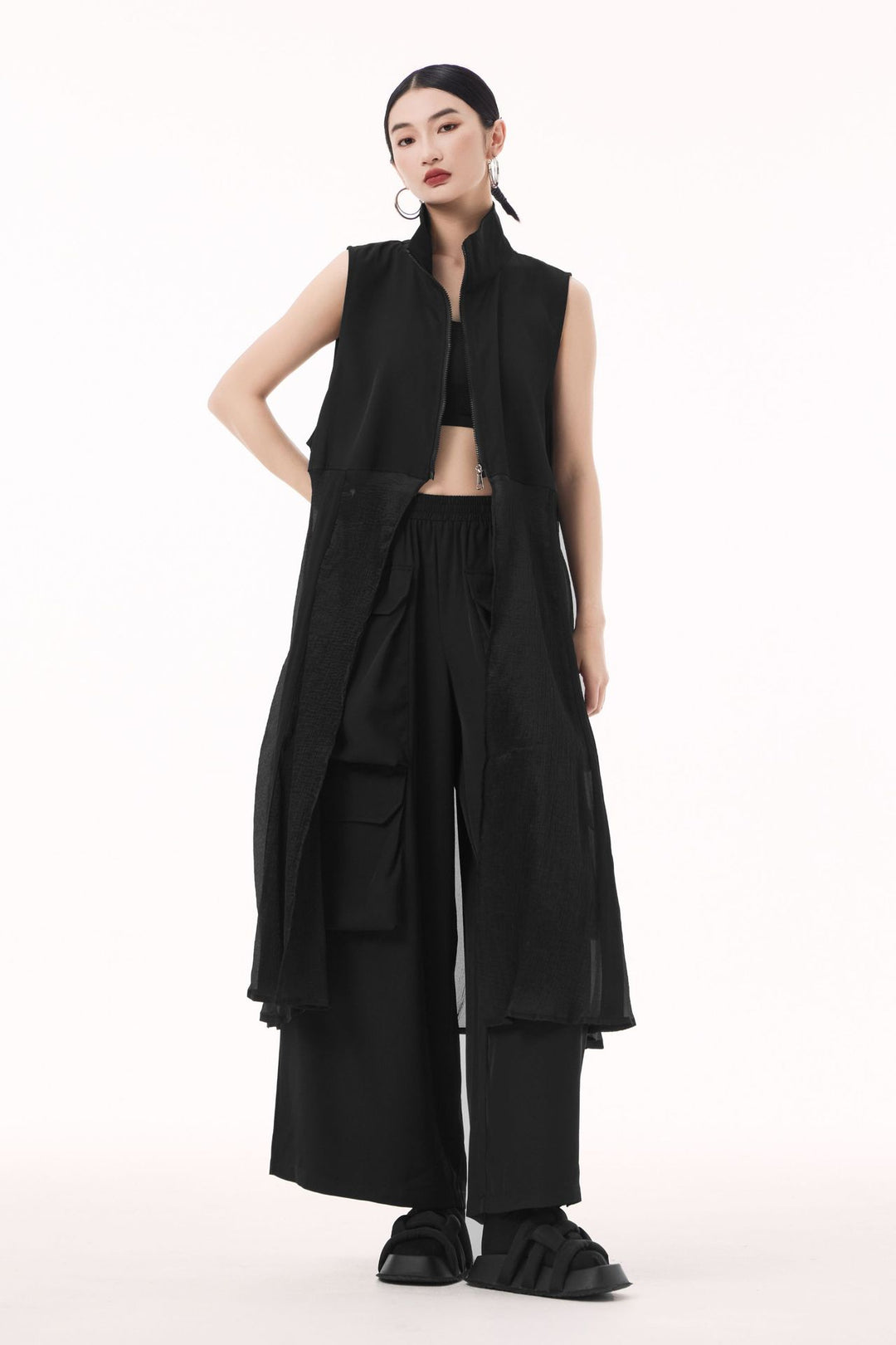 Front open jumper dress