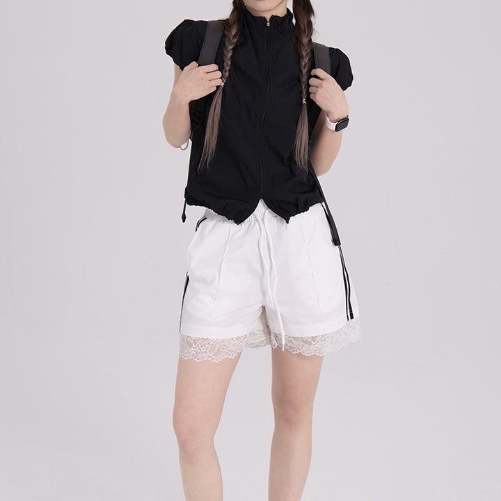 Sports ballet casual design lace shorts pants