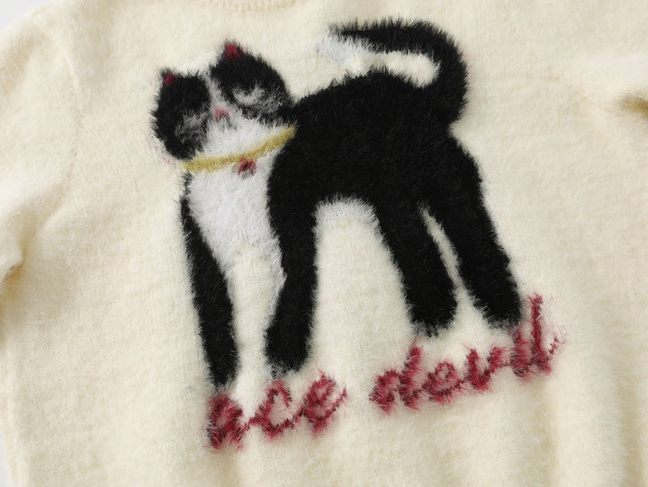 Ace Devil Cat Sweater