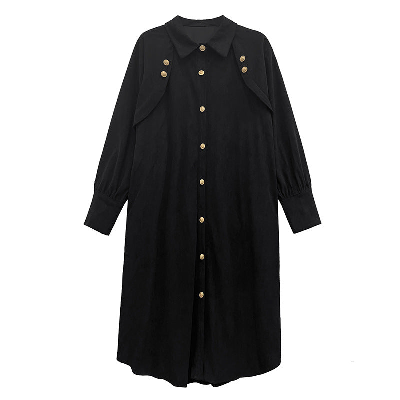 French style button one-piece