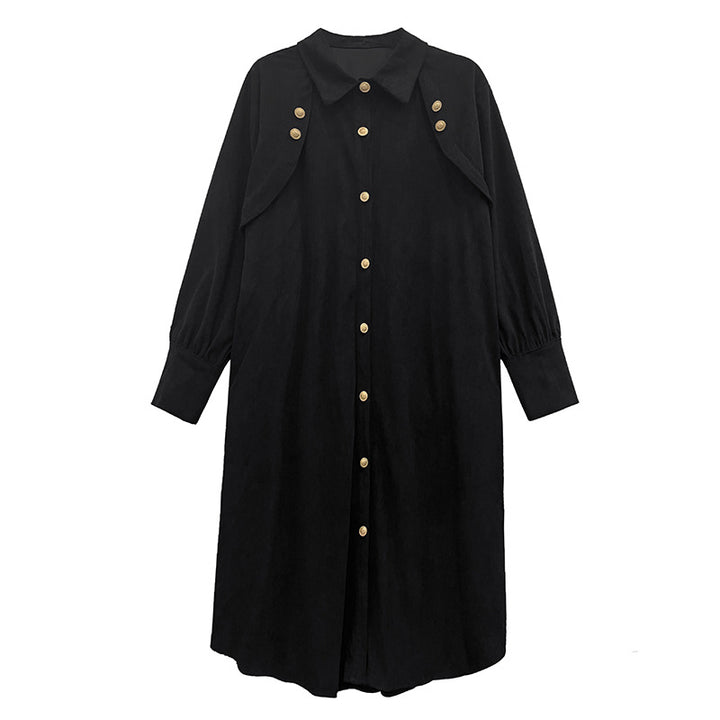 French style button one-piece