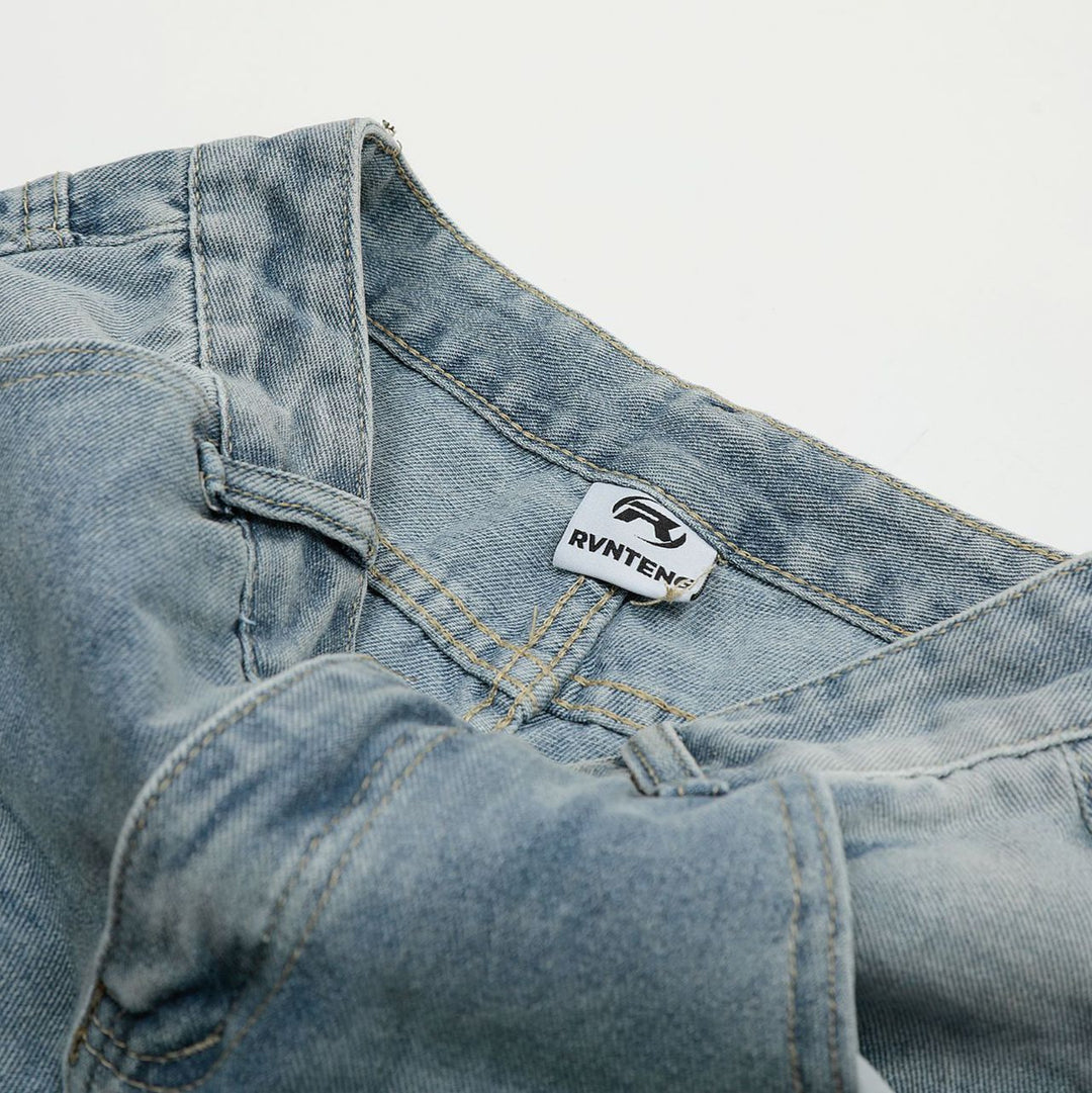 Pocket Washed Slim Jeans