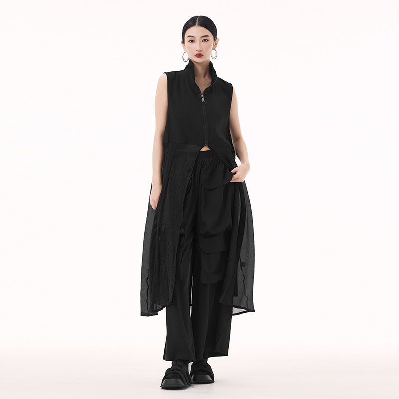 Front open jumper dress